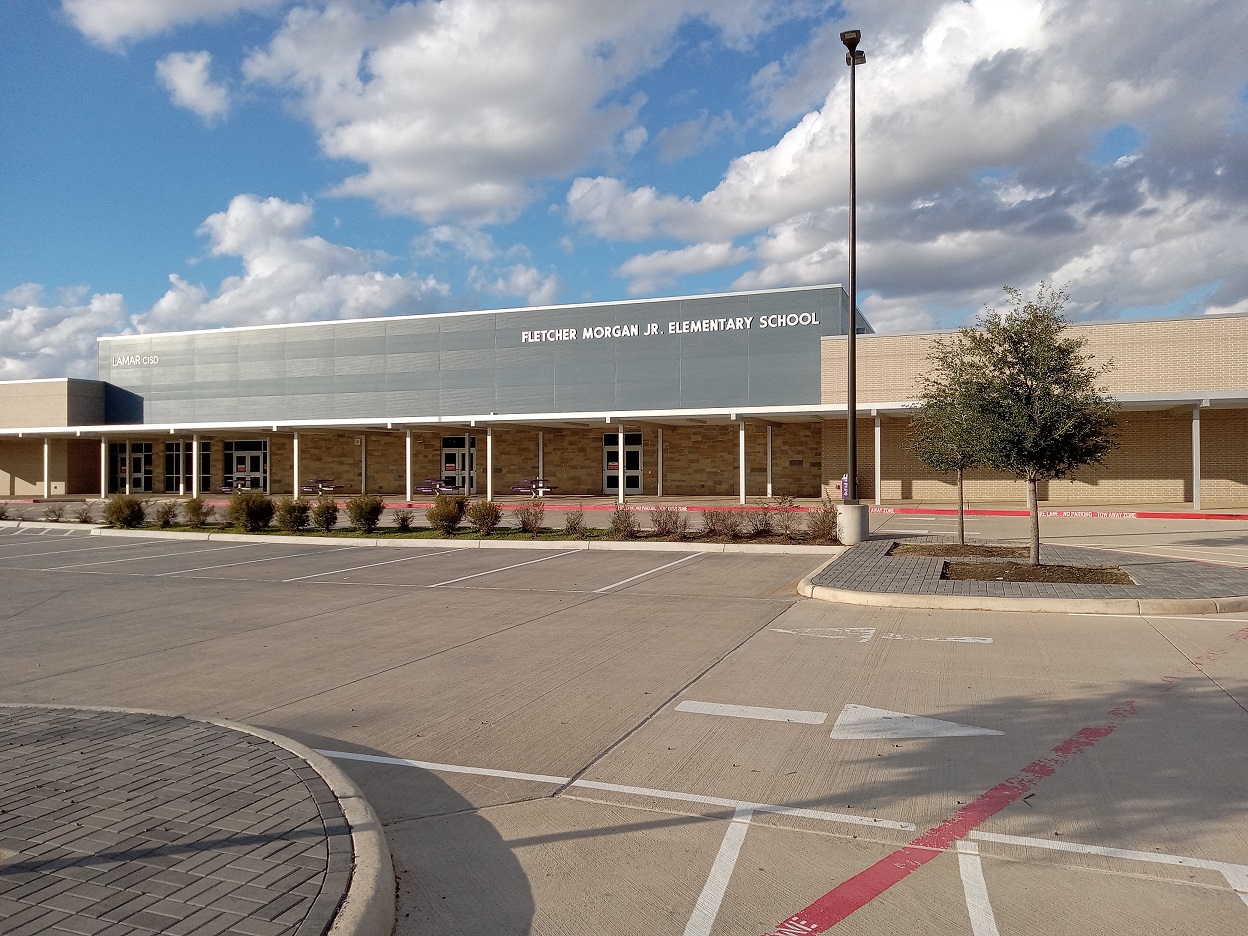 Fletcher Morgan Jr. Elementary School in Fulshear, a local community reference